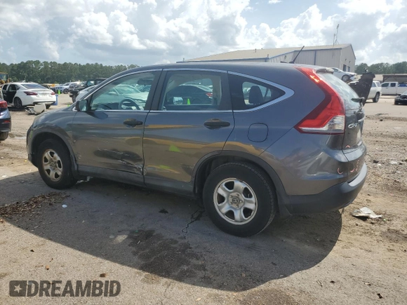 2013 Honda CR-V LX with VIN 3CZRM3H33DG702658, listed as a Copart auction lot 61850335 with 80,280 mi miles and Salvage title. Bid and sale history available at DreamBid. Image 2.