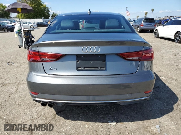 2017 Audi A3 Sedan Premium with VIN WAUAUGFF6H1038767, listed as a Copart auction lot 46280774 with 49,791 mi miles. Bid and sale history available at carsss.com. Image 6.