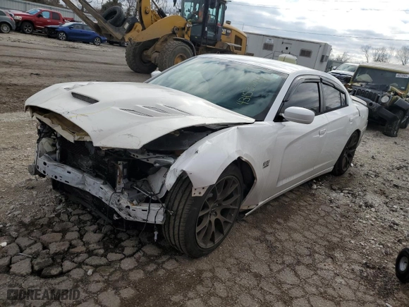 2014 Dodge Charger RT Plus with VIN 2C3CDXCT6EH216071, listed as a Copart auction lot 43153274 with 133,948 mi miles and Salvage Title. Bid and sale history available at carsss.com. Image 1.