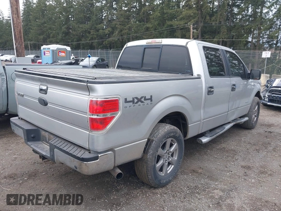 2012 Ford F-150 XL with VIN 1FTFW1ET7CFA72882, listed as a IAAI auction lot 41836206 with 115,474 mi miles. Bid and sale history available at carsss.com. Image 4.