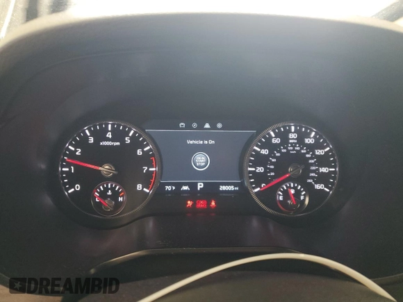 2022 Kia Telluride SX with VIN 5XYP54HC7NG276084, listed as a Copart auction lot 52690395 with 28,005 mi miles and Salvage title. Bid and sale history available at DreamBid. Image 9.