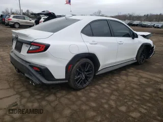 2024 Subaru WRX Limited with VIN JF1VBAN61R9813574, listed as a Copart auction lot 47877155 with 258 mi miles and Salvage title. Bid and sale history available at DreamBid. Image 3.