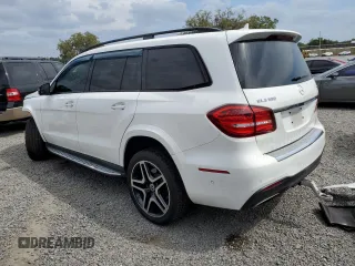 2017 Mercedes-Benz GLS 550 with VIN 4JGDF7DE0HA935289, listed as a Copart auction lot 49321194 with 61,205 mi miles and . Bid and sale history available at DreamBid. Image 2.