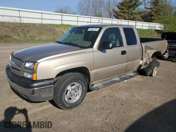 2004 Chevrolet Silverado 1500 Z71 with VIN 2GCEK19T641303720, listed as a Copart auction lot 54622325 with 211,776 mi miles and Clean Title. Bid and sale history available at DreamBid. Image 1.