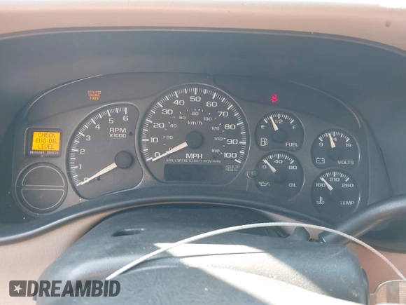 2002 Chevrolet Tahoe LS with VIN 1GNEC13Z62R224263, listed as a IAAI auction lot 42511107 with Not provided miles and . Bid and sale history available at DreamBid. Image 7.