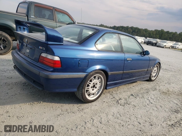 1995 BMW 3 Series M3 with VIN WBSBF9320SEH08288, listed as a Copart auction lot 69810124 with 157,156 mi miles and Salvage Title. Bid and sale history available at DreamBid. Image 3.
