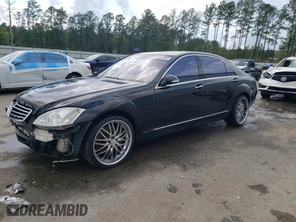 2007 Mercedes-Benz S 550 with VIN WDDNG86X87A115685, listed as a Copart auction lot 51022645 with 101,891 mi miles and Salvage Title. Bid and sale history available at DreamBid. Image 1.