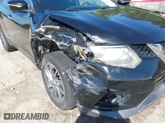 2014 Nissan Rogue S with VIN 5N1AT2MV7EC824253, listed as a IAAI auction lot 42055710 with 114,147 mi miles. Bid and sale history available at carsss.com. Image 6.