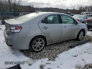 2010 Lexus HS with VIN JTHBB1BA9A2017186, listed as a Copart auction lot 41837274 with 290,026 mi miles and Salvage Title. Bid and sale history available at carsss.com. Image 3.