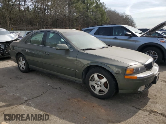 2000 Lincoln LS with VIN 1LNHM86S5YY852576, listed as a Copart auction lot 43073515 with 131,207 mi miles and Salvage Title. Bid and sale history available at carsss.com. Image 4.