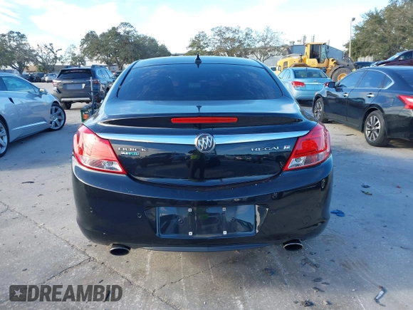 2011 Buick Regal CXL Turbo TO7 with VIN W04G15GV2B1089250, listed as a IAAI auction lot 41396416 with 157,216 mi miles. Bid and sale history available at carsss.com. Image 16.