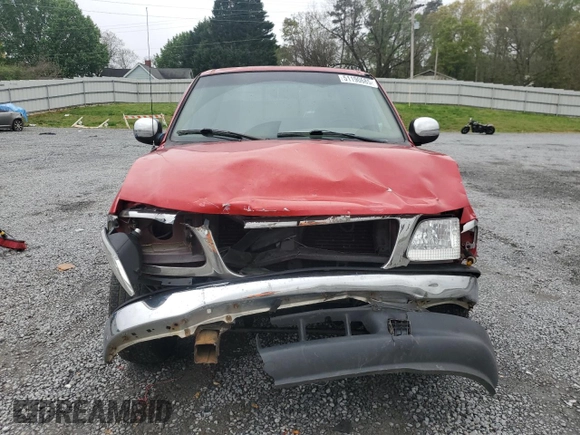 2000 Ford F-150 XL with VIN 1FTRX17W7YNA34762, listed as a Copart auction lot 51190685 with 0 mi miles and Salvage Title. Bid and sale history available at carsss.com. Image 5.