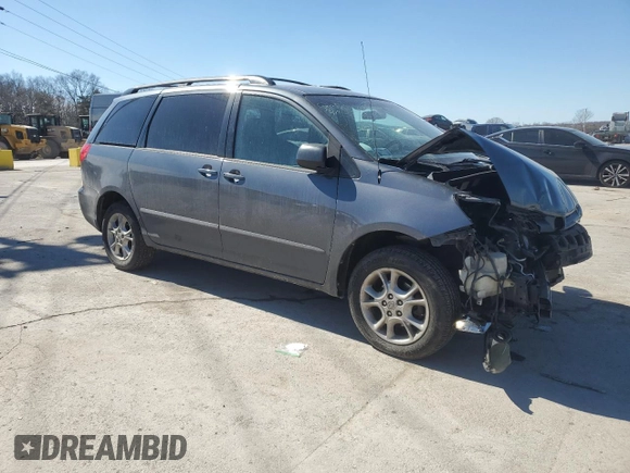 2006 Toyota Sienna LE with VIN 5TDBA23C76S066560, listed as a Copart auction lot 47078095 with 189,764 mi miles and Salvage Title. Bid and sale history available at carsss.com. Image 4.