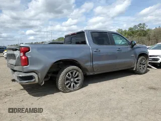 2021 Chevrolet Silverado 1500 LT with VIN 3GCUYDET4MG154765, listed as a Copart auction lot 48231225 with 99,353 mi miles and Salvage Title. Bid and sale history available at carsss.com. Image 3.