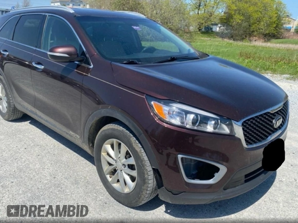 2016 Kia Sorento LX z VIN 5XYPGDA56GG003372, wystawiony jako Copart lot #58873935 z przebiegiem 121 352 mil mil oraz Czysty tytuł • Clean title. Historia ofert i sprzedaży dostępna na DreamBid. Obrazek 1.