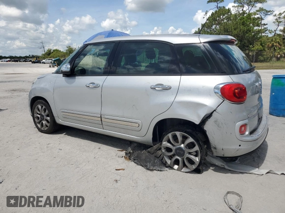 2014 FIAT 500L Lounge с VIN ZFBCFACH5EZ017479, выставлен на аукционе Copart как лот 62005845 с пробегом 46 158 миль миль и Чистый • Clean title. История ставок и продаж доступна на DreamBid. Изображение 2.