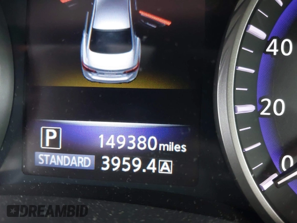 2014 Infiniti Q50 Sport with VIN JN1BV7AR3EM684464, listed as a IAAI auction lot 42449389 with 149,380 mi miles and . Bid and sale history available at DreamBid. Image 15.