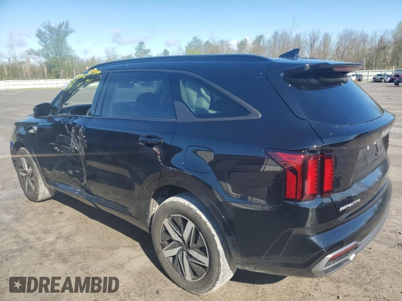 2023 Kia Sorento EX z VIN 5XYRH4LF0PG164585, wystawiony jako Copart lot #55759495 z przebiegiem 25 015 mil mil oraz Szkoda całkowita • Salvage title. Historia ofert i sprzedaży dostępna na DreamBid. Obrazek 2.