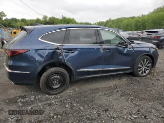 2025 Acura MDX Technology с VIN 5J8YE1H48SL009162, выставлен на аукционе Copart как лот 58156955 с пробегом 9 265 миль миль и Списание • Salvage title. История ставок и продаж доступна на DreamBid. Изображение 3.