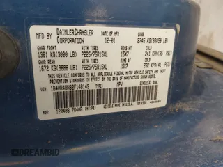 2002 Dodge Durango z VIN 1B4HR48N82F148149, wystawiony jako IAAI lot #41729679 z przebiegiem 140 185 mil mil oraz . Historia ofert i sprzedaży dostępna na DreamBid. Obrazek 9.