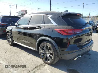 2020 Infiniti QX50 Luxe with VIN 3PCAJ5M38LF120752, listed as a Copart auction lot 64446825 with 40,001 mi miles and Salvage title. Bid and sale history available at DreamBid. Image 2.