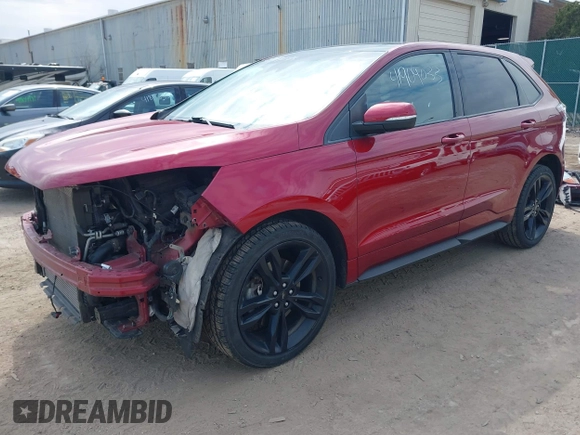 2019 Ford Edge ST z VIN 2FMPK4AP8KBC11018, wystawiony jako IAAI lot #41909033 z przebiegiem 83 576 mil mil oraz . Historia ofert i sprzedaży dostępna na DreamBid. Obrazek 18.