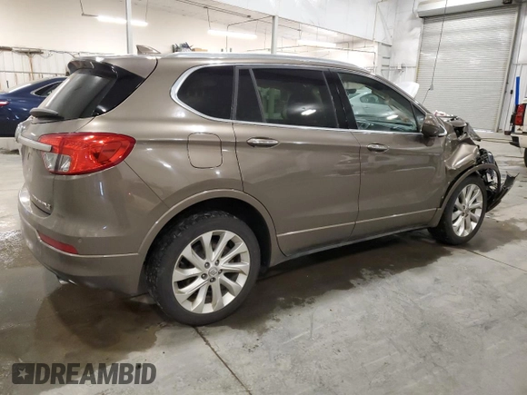 2016 Buick Envision Premium II with VIN LRBFXFSX8GD010358, listed as a Copart auction lot 85170884 with 144,452 mi miles and Salvage Title. Bid and sale history available at carsss.com. Image 3.