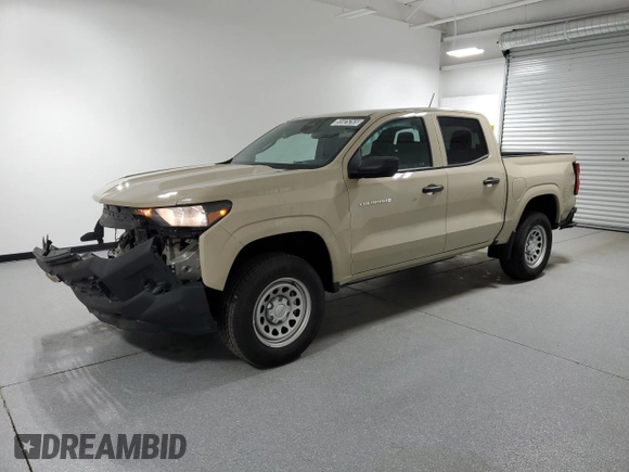 2024 Chevrolet Colorado 2WD Work Truck with VIN 1GCGSBEC1R1145420, listed as a Copart auction lot 55925265 with 12,507 mi miles and Clean Title. Bid and sale history available at DreamBid. Image 1.