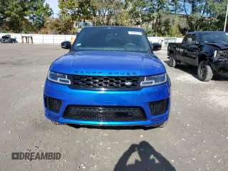 2021 Land Rover Range Rover Sport HST with VIN SALWS2RU7MA749862, listed as a Copart auction lot 75687494 with 62,365 mi miles and Salvage Title. Bid and sale history available at carsss.com. Image 5.