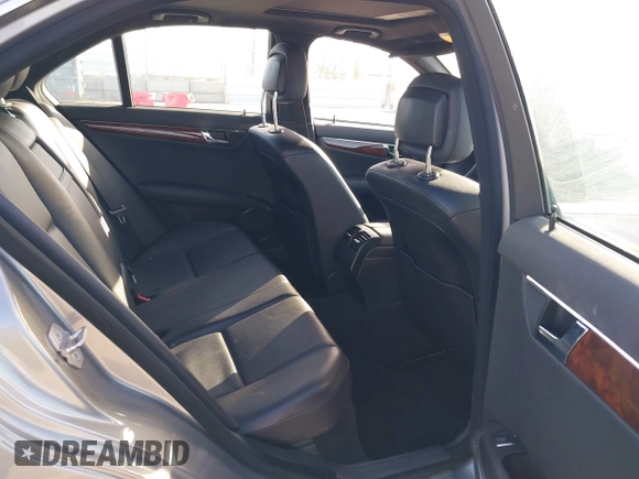 2011 Mercedes-Benz C-Class C 300 Sport with VIN WDDGF5EB3BR185976, listed as a IAAI auction lot 41729498 with 123,619 mi miles. Bid and sale history available at carsss.com. Image 8.