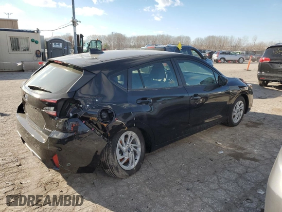 2024 Subaru Impreza with VIN JF1GUABCXR8886056, listed as a Copart auction lot 83389074 with 124 mi miles and Salvage Title. Bid and sale history available at carsss.com. Image 3.