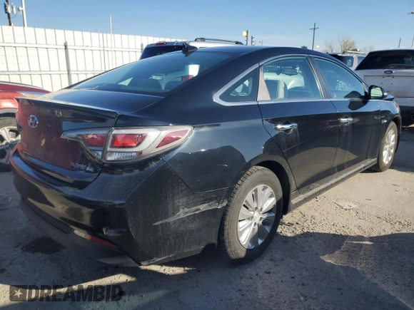2016 Hyundai Sonata Hybrid SE with VIN KMHE24L12GA036428, listed as a Copart auction lot 48933603 with 58,947 mi miles. Bid and sale history available at carsss.com. Image 3.