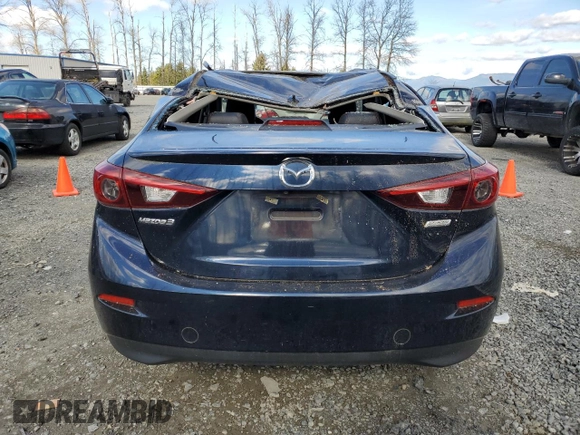 2014 Mazda 3 S Grand Touring with VIN JM1BM1W37E1159197, listed as a Copart auction lot 47953025 with 58,776 mi miles and Salvage Title. Bid and sale history available at DreamBid. Image 6.