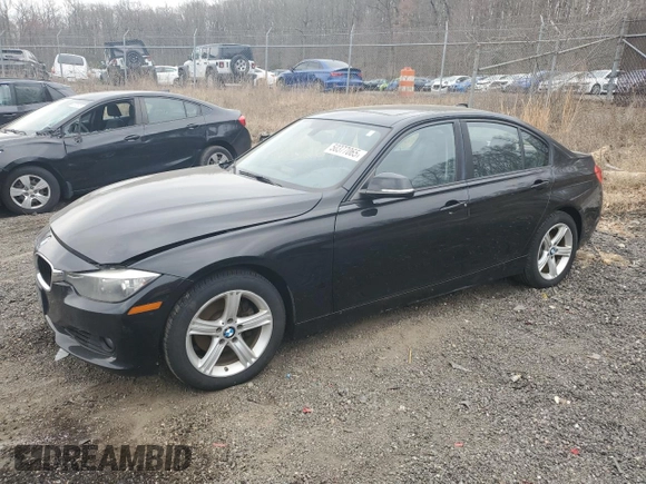 2015 BMW 3 Series 328i with VIN WBA3A5G51FNS88208, listed as a Copart auction lot 50377065 with 104,932 mi miles and Salvage Title. Bid and sale history available at carsss.com. Image 1.