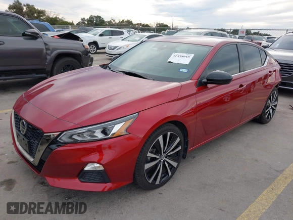 2020 Nissan Altima 2.5 SR with VIN 1N4BL4CV0LC166963, listed as a IAAI auction lot 41458015 with 34,823 mi miles. Bid and sale history available at carsss.com. Image 18.
