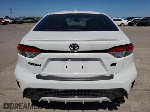 2022 Toyota Corolla SE with VIN JTDS4MCE0N3509989, listed as a Copart auction lot 49043335 with 7,670 mi miles and Salvage Title. Bid and sale history available at carsss.com. Image 6.