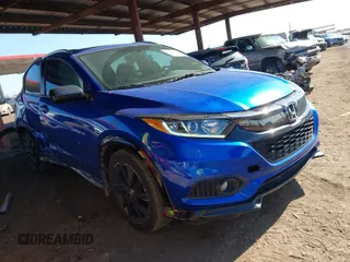 2022 Honda HR-V Sport with VIN 3CZRU6H16NM710451, listed as a IAAI auction lot 41861421 with 39,701 mi miles. Bid and sale history available at carsss.com. Image 1.