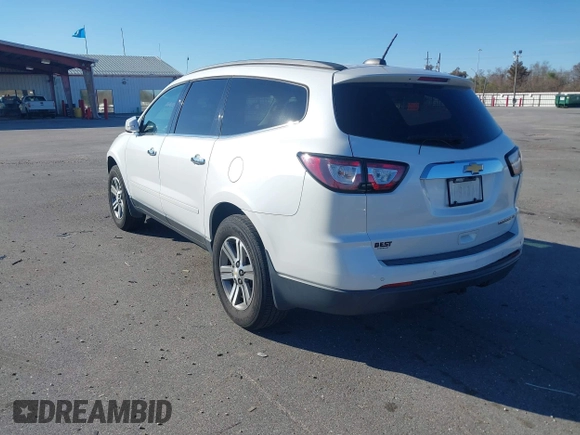 2016 Chevrolet Traverse LT z VIN 1GNKRHKD0GJ271990, wystawiony jako IAAI lot #41286827 z przebiegiem 115 216 mil mil oraz . Historia ofert i sprzedaży dostępna na DreamBid. Obrazek 3.