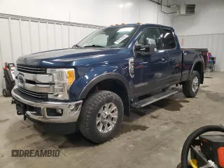 2017 Ford F-350 Lariat z VIN 1FT8X3BT5HEE16468, wystawiony jako Copart lot #57251455 z przebiegiem 92 951 mil mil oraz Szkoda całkowita • Salvage title. Historia ofert i sprzedaży dostępna na DreamBid. Obrazek 1.