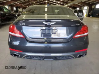 2019 Genesis G70 3.3T Advanced with VIN KMTG74LE6KU013986, listed as a Copart auction lot 55464795 with 110,519 mi miles and Clean Title. Bid and sale history available at carsss.com. Image 6.