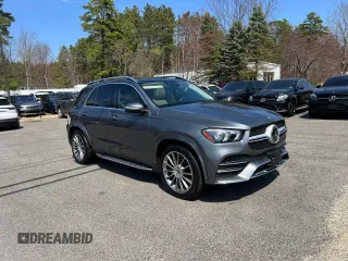 2022 Mercedes-Benz GLE 350 z VIN 4JGFB4KBXNA645732, wystawiony jako Copart lot #54203155 z przebiegiem 93 475 mil mil oraz Czysty tytuł • Clean title. Historia ofert i sprzedaży dostępna na DreamBid. Obrazek 1.