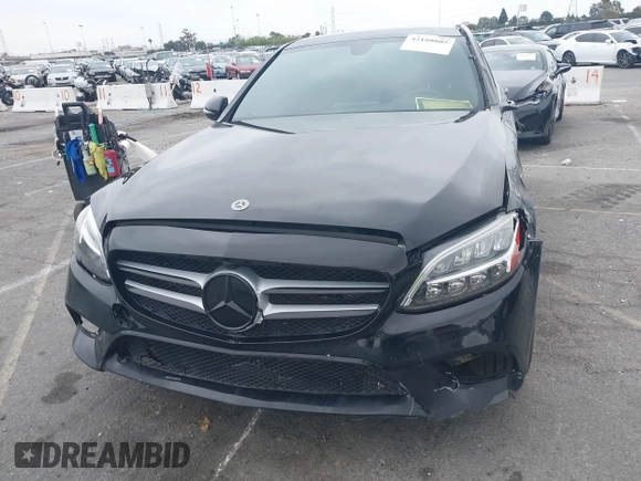 2020 Mercedes-Benz C 300 with VIN W1KWF8DB4LR594133, listed as a IAAI auction lot 42180805 with 43,437 mi miles and . Bid and sale history available at carsss.com. Image 18.