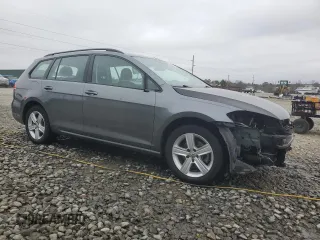 2018 Volkswagen Golf SportWagen S with VIN 3VWD17AU0JM759543, listed as a Copart auction lot 43701675 with 70,457 mi miles and Salvage Title. Bid and sale history available at carsss.com. Image 4.