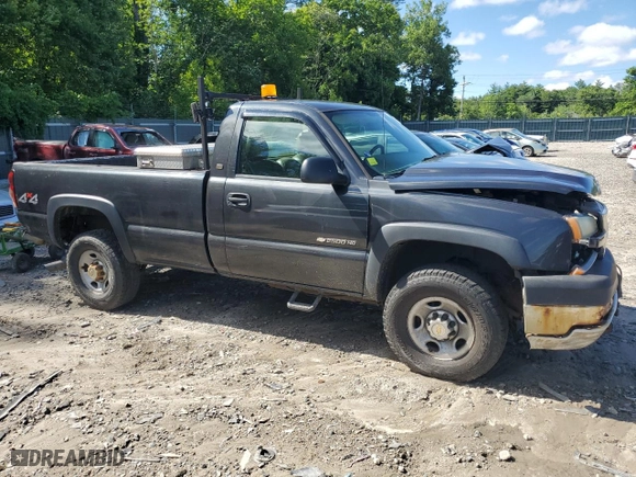 2005 Chevrolet Silverado 2500HD with VIN 1GCHK24U85E181087, listed as a Copart auction lot 61059814 with 0 mi miles and Salvage Title. Bid and sale history available at carsss.com. Image 4.