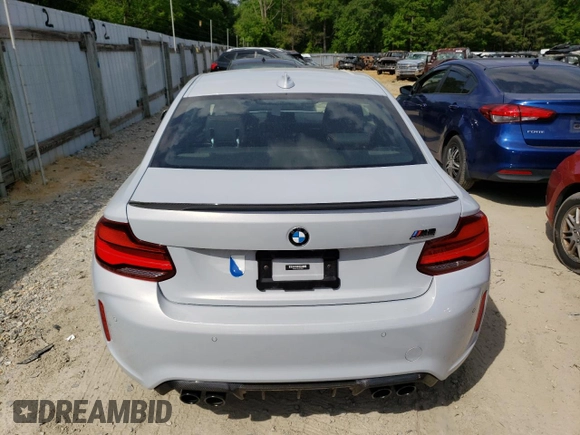 2020 BMW M2 Competition with VIN WBS2U7C0XL7E72294, listed as a Copart auction lot 50471923 with 12,531 mi miles. Bid and sale history available at carsss.com. Image 6.