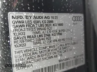 2021 Audi SQ8 Premium Plus z VIN WA1AWBF11MD011659, wystawiony jako Copart lot #68281973 z przebiegiem Nie podano mil oraz . Historia ofert i sprzedaży dostępna na DreamBid. Obrazek 15.