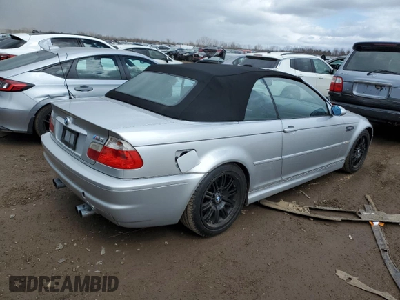 2002 BMW 3 Series M3 with VIN WBSBR93492EX24950, listed as a Copart auction lot 52174795 with 141,542 mi miles and Clean Title. Bid and sale history available at carsss.com. Image 3.