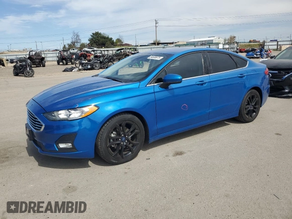 2020 Ford Fusion SE with VIN 3FA6P0HD1LR229004, listed as a Copart auction lot 54538675 with 49,447 mi miles and Salvage Title. Bid and sale history available at DreamBid. Image 1.