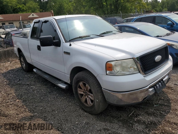 2006 Ford F-150 XLT with VIN 1FTPX12576NB03534, listed as a Copart auction lot 58953355 with 289,675 mi miles and Salvage title. Bid and sale history available at DreamBid. Image 4.