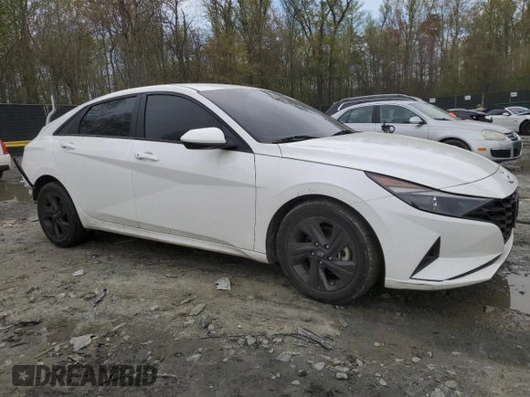 2023 Hyundai Elantra SEL with VIN 5NPLM4AG1PH113408, listed as a Copart auction lot 52972115 with 21,610 mi miles and Salvage Title. Bid and sale history available at DreamBid. Image 4.